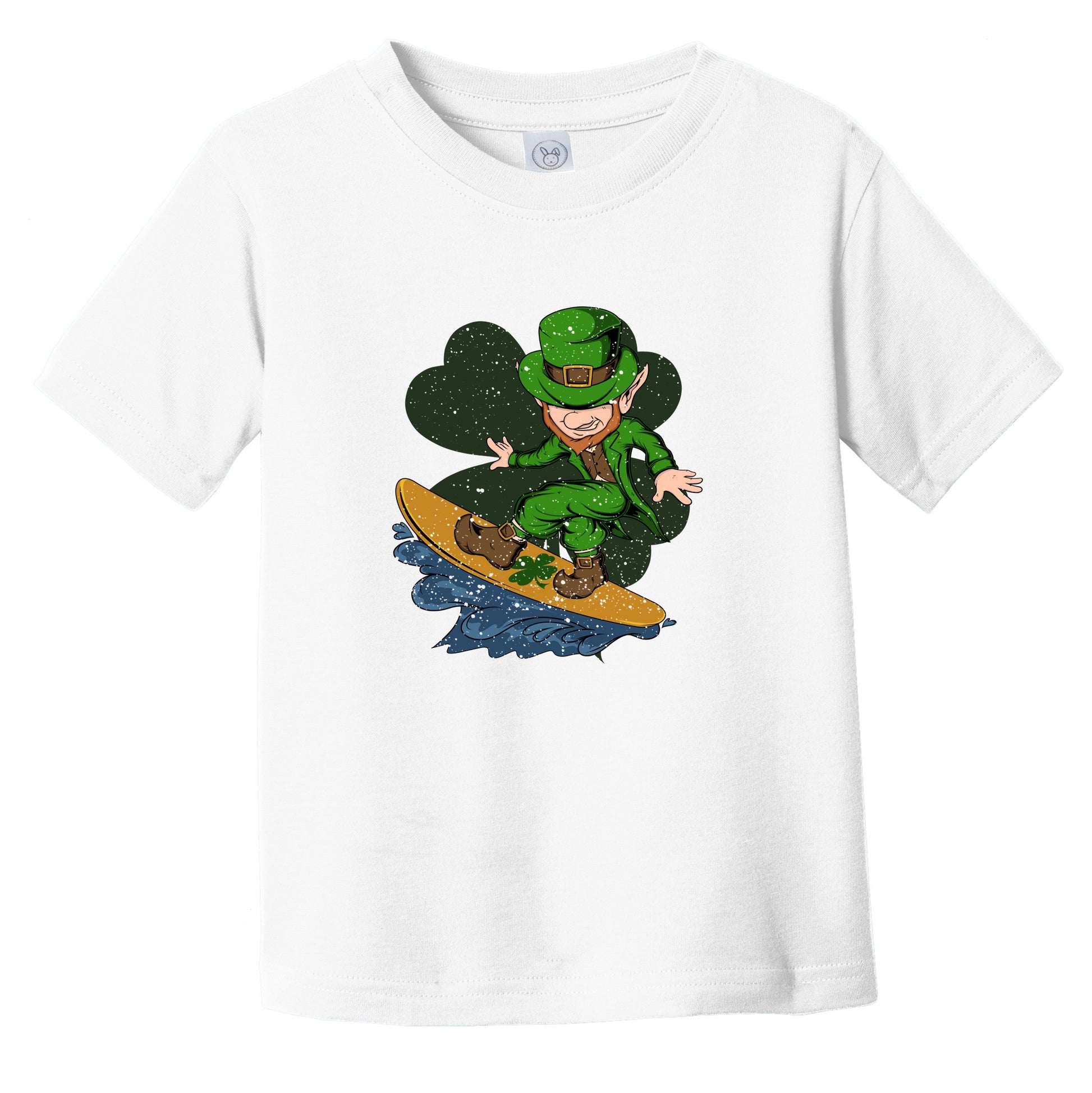 Surfer Leprechaun St. Patrick's Day Surfing Toddler T-Shirt