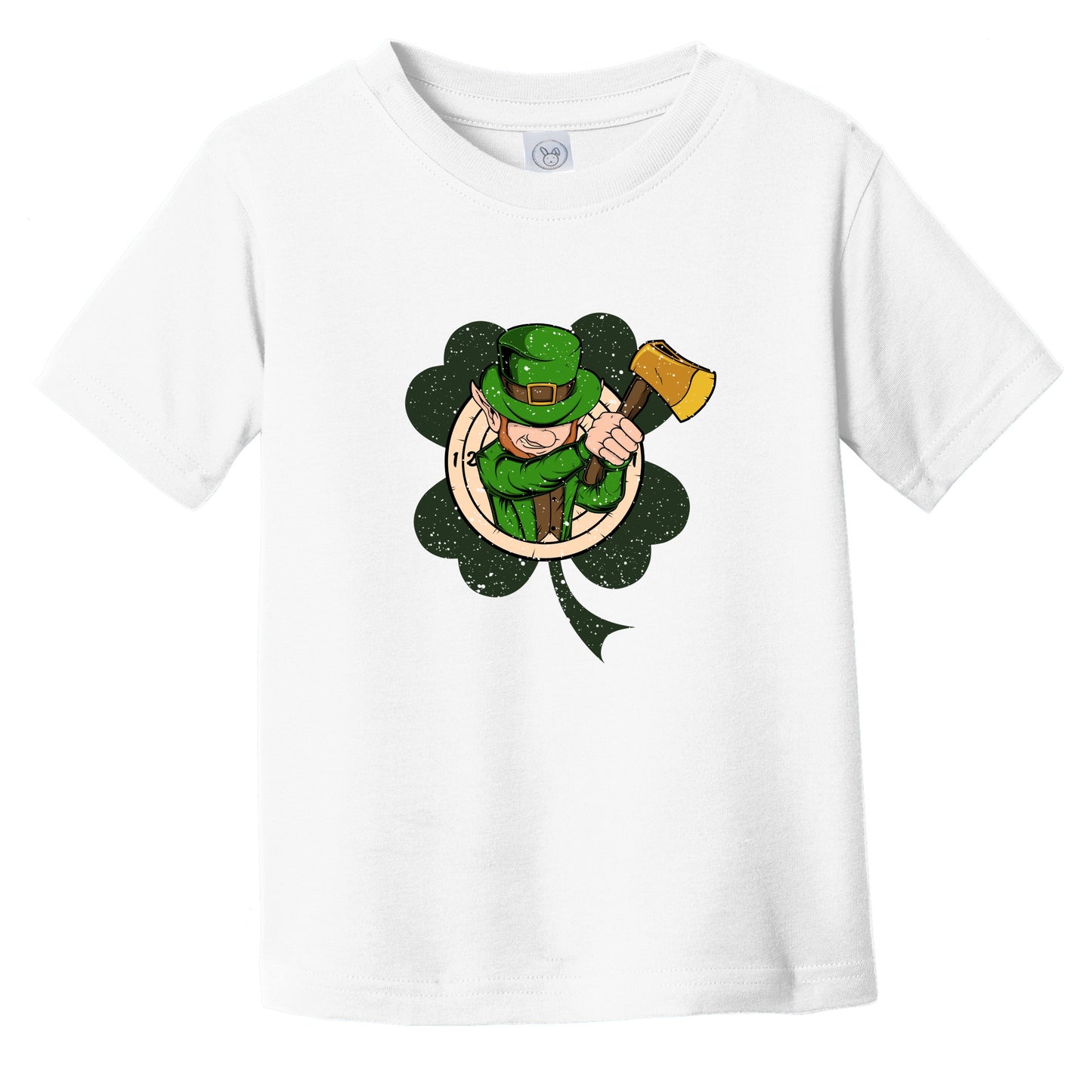 Ax Thrower Leprechaun St. Patrick's Day Ax Throwing Toddler T-Shirt