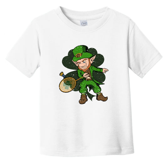 Badminton Player Leprechaun St. Patrick's Day Badminton Toddler T-Shirt