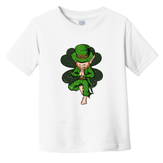 Yoga Pose Leprechaun St. Patrick's Day Yoga Toddler T-Shirt