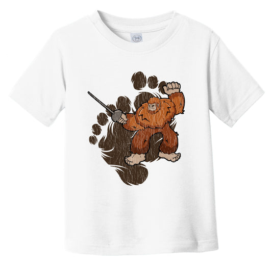 Toddler Bigfoot Fencing Shirt - Sasquatch Fencing Infant Toddler T-Shirt