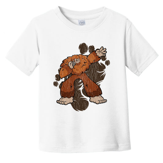 Toddler Bigfoot Shot Put Shirt - Sasquatch Shot Putting Infant Toddler T-Shirt