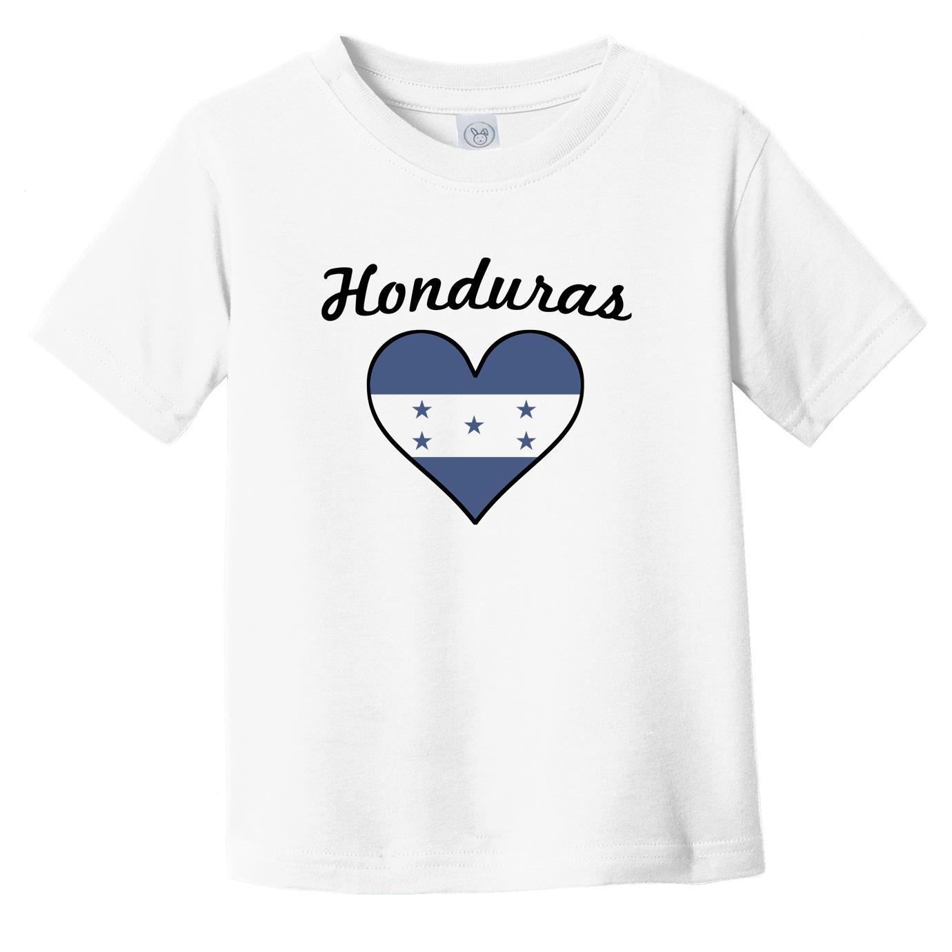 Honduran Flag Heart Infant Toddler T-Shirt