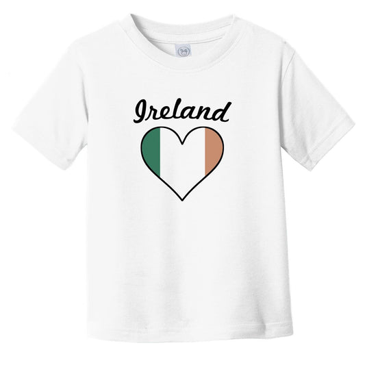Irish Flag Heart Infant Toddler T-Shirt