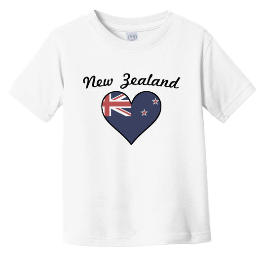 Kiwi Flag Heart Infant Toddler T-Shirt