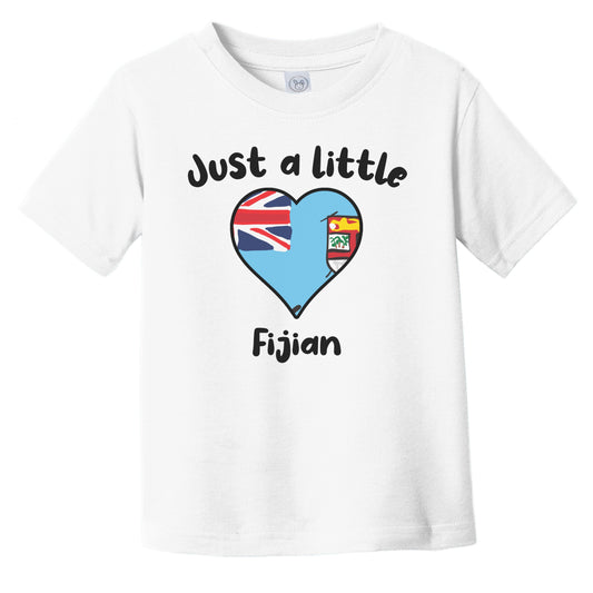 Just A Little Fijian Cute Fiji Flag Heart Infant Toddler T-Shirt