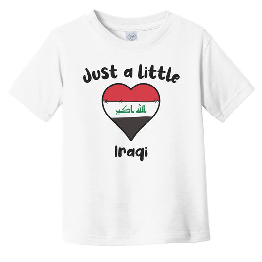 Just A Little Iraqi Cute Iraq Flag Heart Infant Toddler T-Shirt