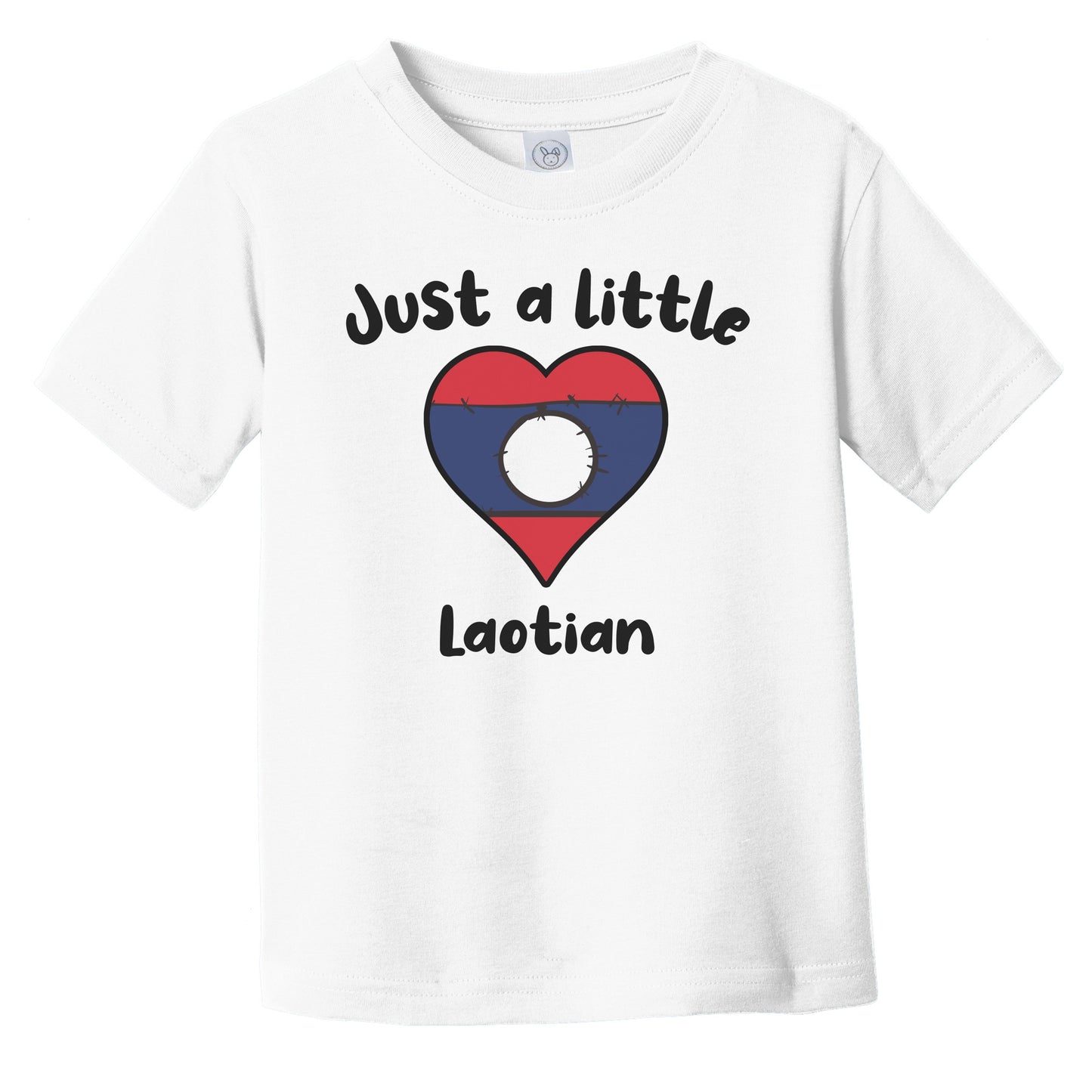 Just A Little Laotian Cute Laos Flag Heart Infant Toddler T-Shirt