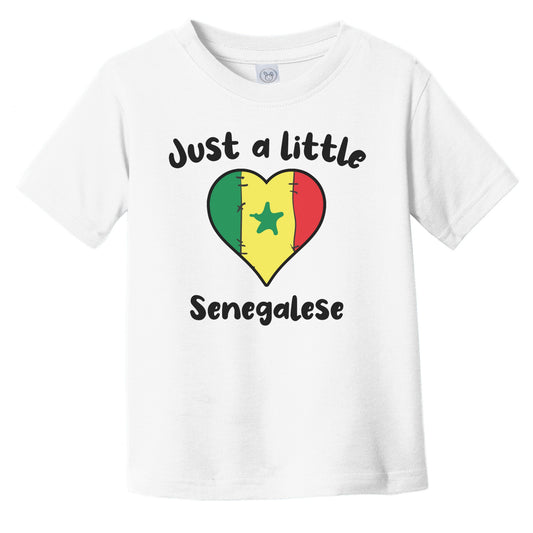 Just A Little Senegalese Cute Senegal Flag Heart Infant Toddler T-Shirt