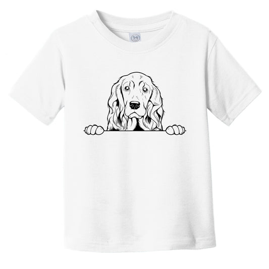 Cocker Spaniel Dog Breed Drawing Cute Infant Toddler T-Shirt