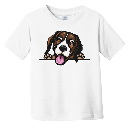 Beagle Dog Breed Popping Up Cute Infant Toddler T-Shirt