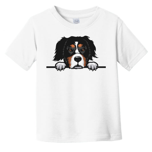Bernese Mountain Dog Dog Breed Popping Up Cute Infant Toddler T-Shirt v2