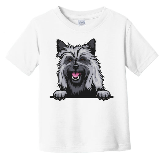 Cairn Terrier Dog Breed Popping Up Cute Infant Toddler T-Shirt