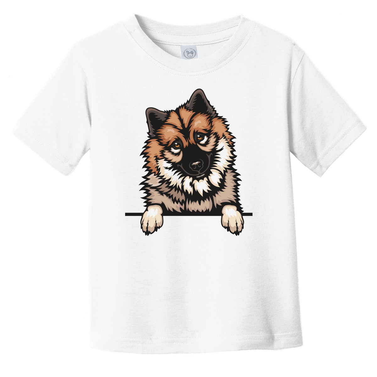 Eurasier Dog Breed Popping Up Cute Infant Toddler T-Shirt