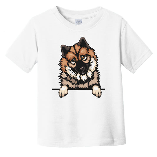 Eurasier Dog Breed Popping Up Cute Infant Toddler T-Shirt