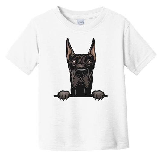 Great Dane Dog Breed Popping Up Cute Infant Toddler T-Shirt