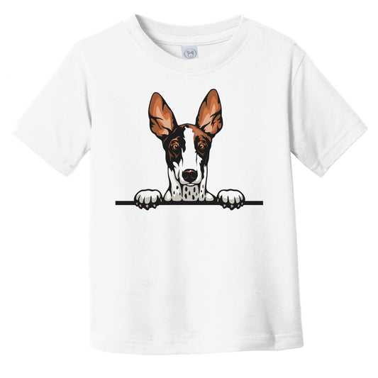Ibizan Hound Dog Breed Popping Up Cute Infant Toddler T-Shirt