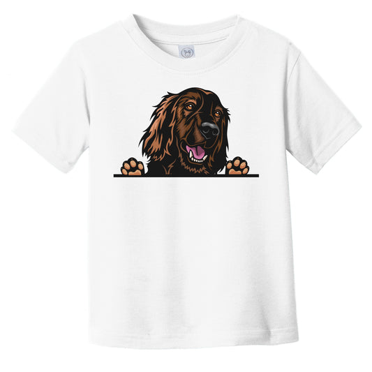 Irish Setter Dog Breed Popping Up Cute Infant Toddler T-Shirt