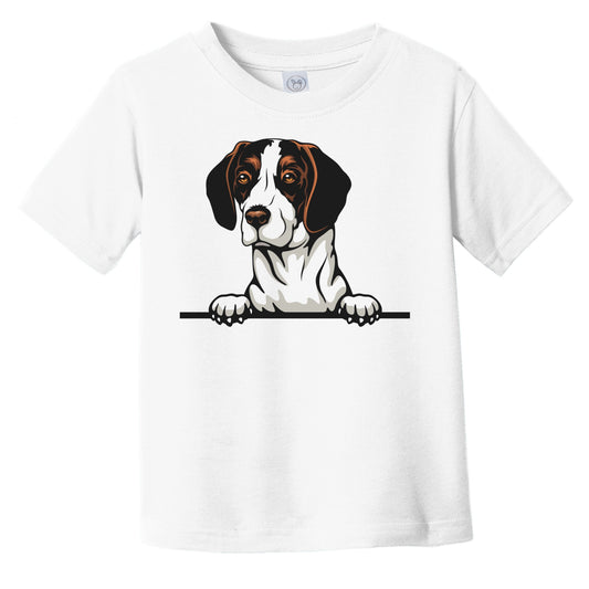 Istrian Hound Dog Breed Popping Up Cute Infant Toddler T-Shirt