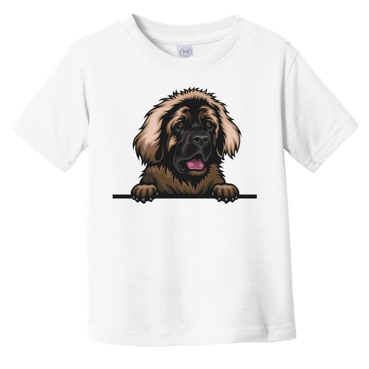 Leonberger Dog Breed Popping Up Cute Infant Toddler T-Shirt v2