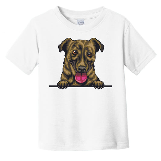 Mountain Cur Dog Breed Popping Up Cute Infant Toddler T-Shirt