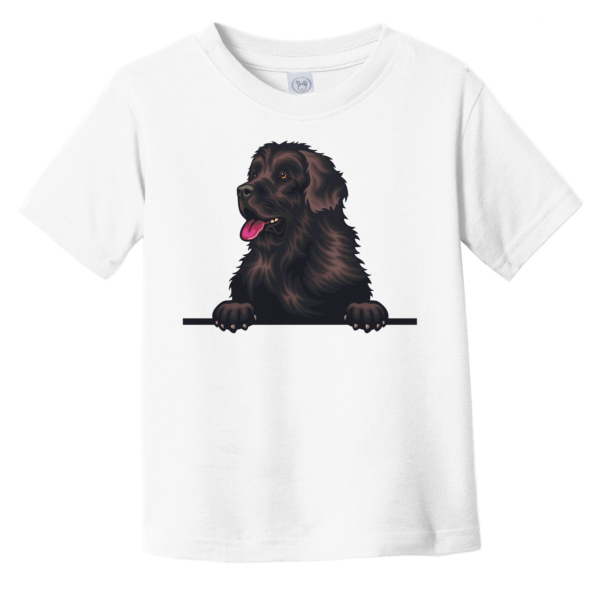 Newfoundland Dog Breed Popping Up Cute Infant Toddler T-Shirt v2