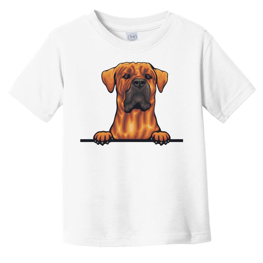 Tosa Inu Dog Breed Popping Up Cute Infant Toddler T-Shirt