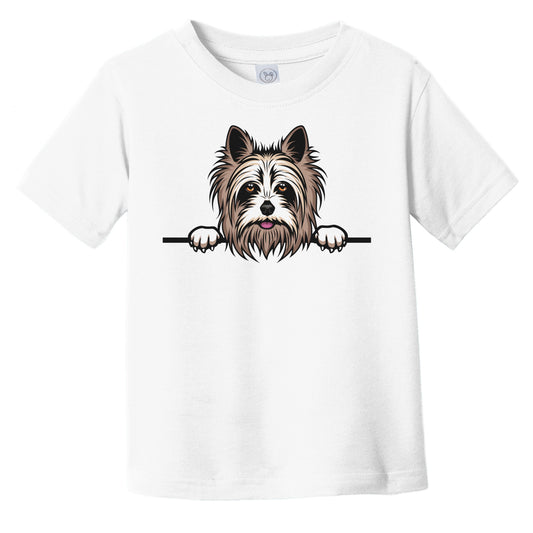 Yorkshire Terrier Dog Breed Popping Up Cute Infant Toddler T-Shirt v3