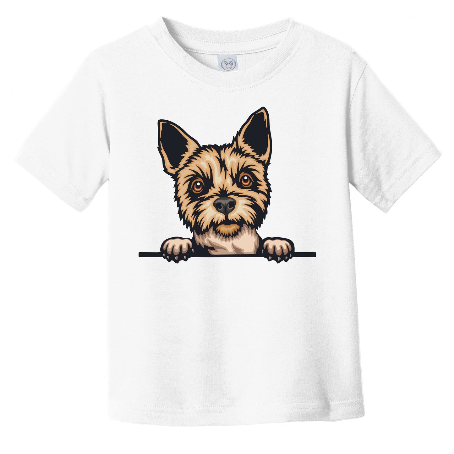 Yorkshire Terrier Dog Breed Popping Up Cute Infant Toddler T-Shirt v4