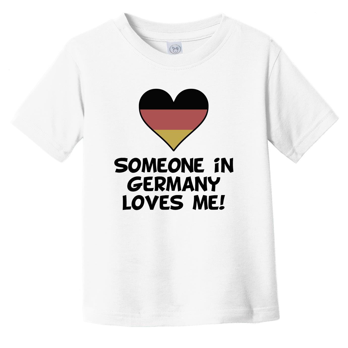 Someone In Germany Loves Me German Flag Heart Infant Toddler T-Shirt