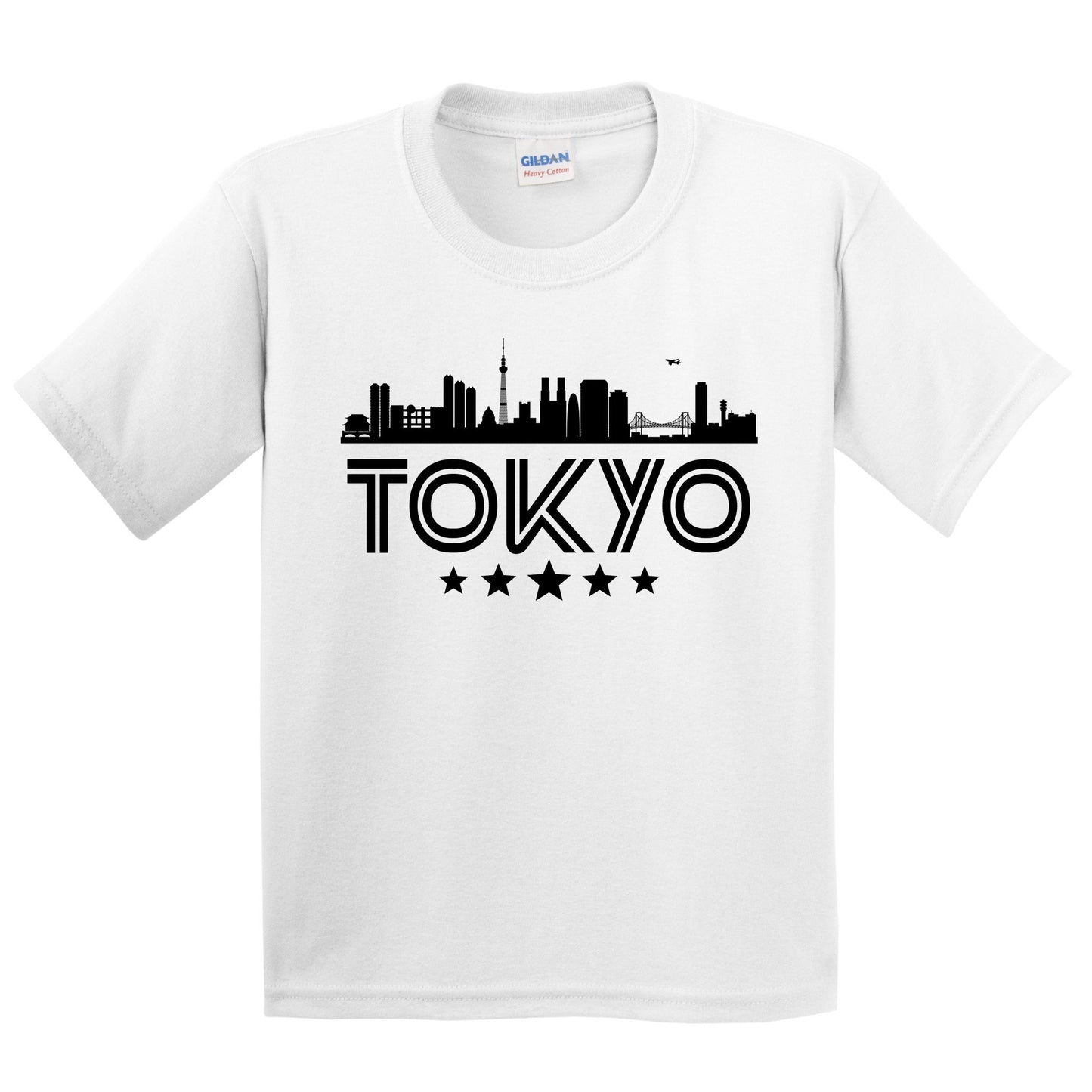 Tokyo Japan Skyline Retro Style Kids T-Shirt