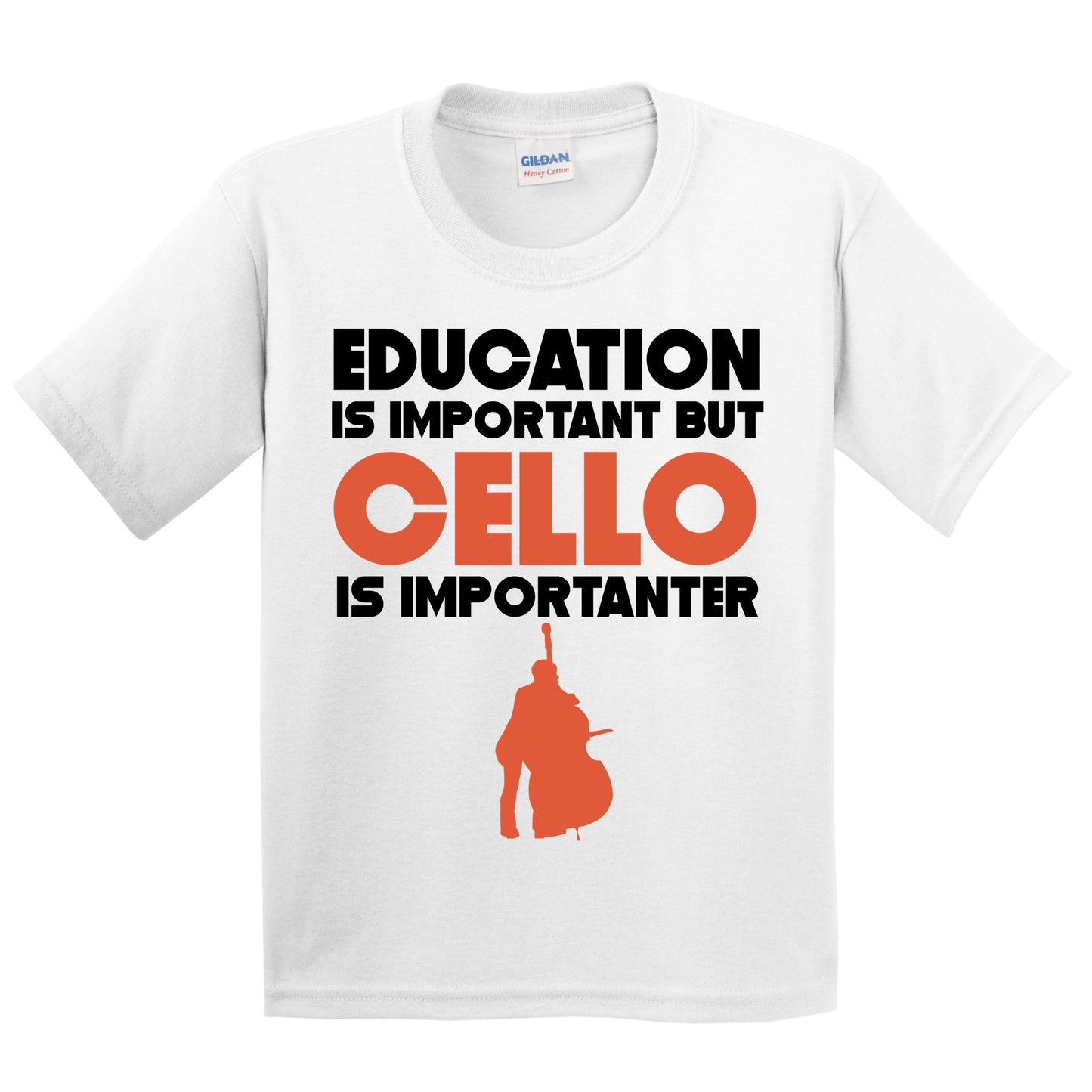 Education Is Important But Cello Is Importanter Funny T-Shirt