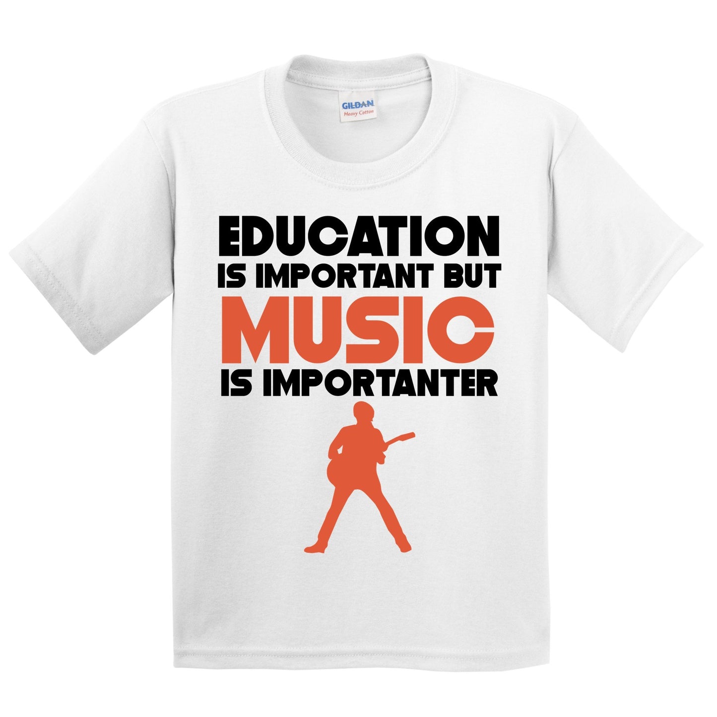 Education Is Important But Music Is Importanter Funny T-Shirt