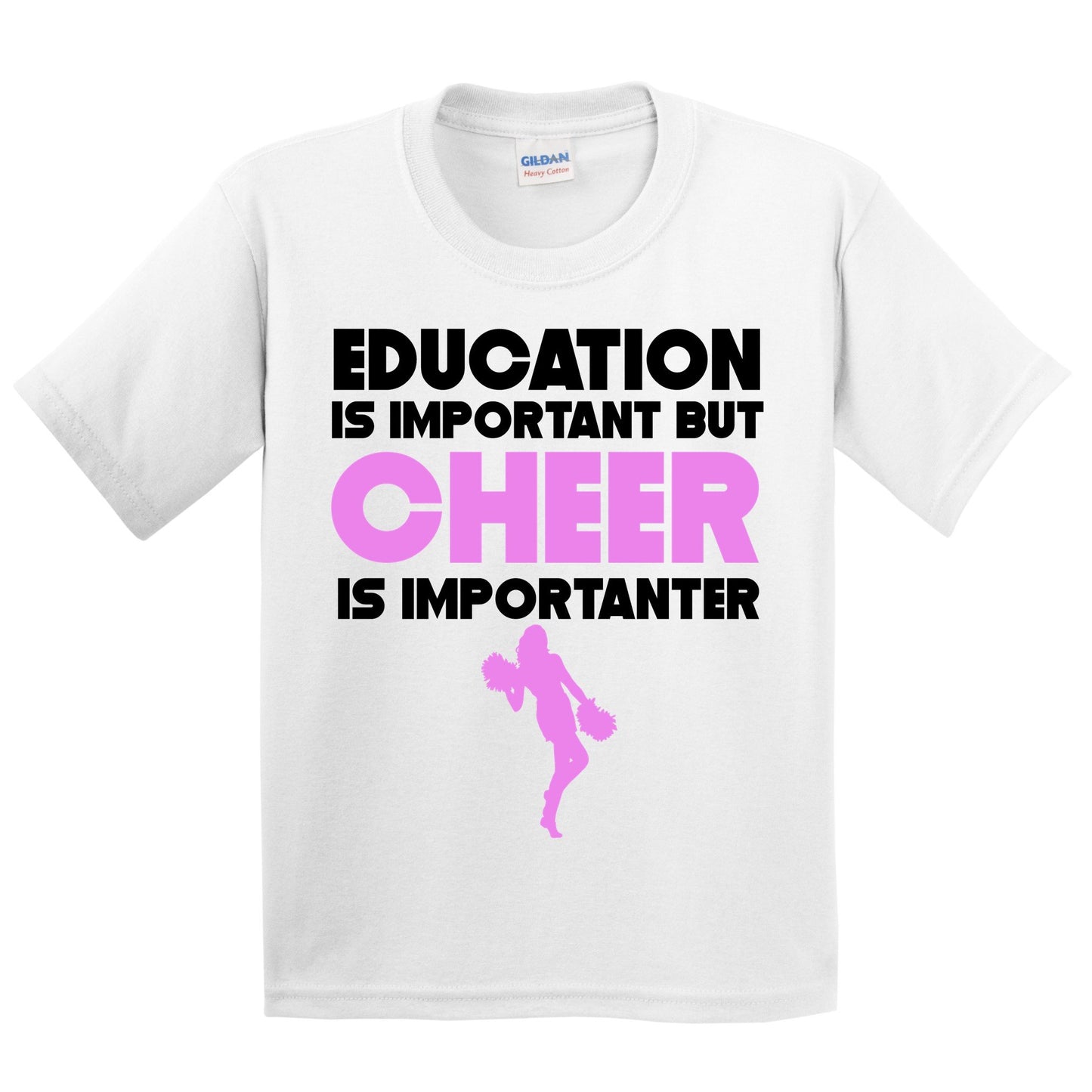 Education Is Important But Cheer Is Importanter Funny T-Shirt