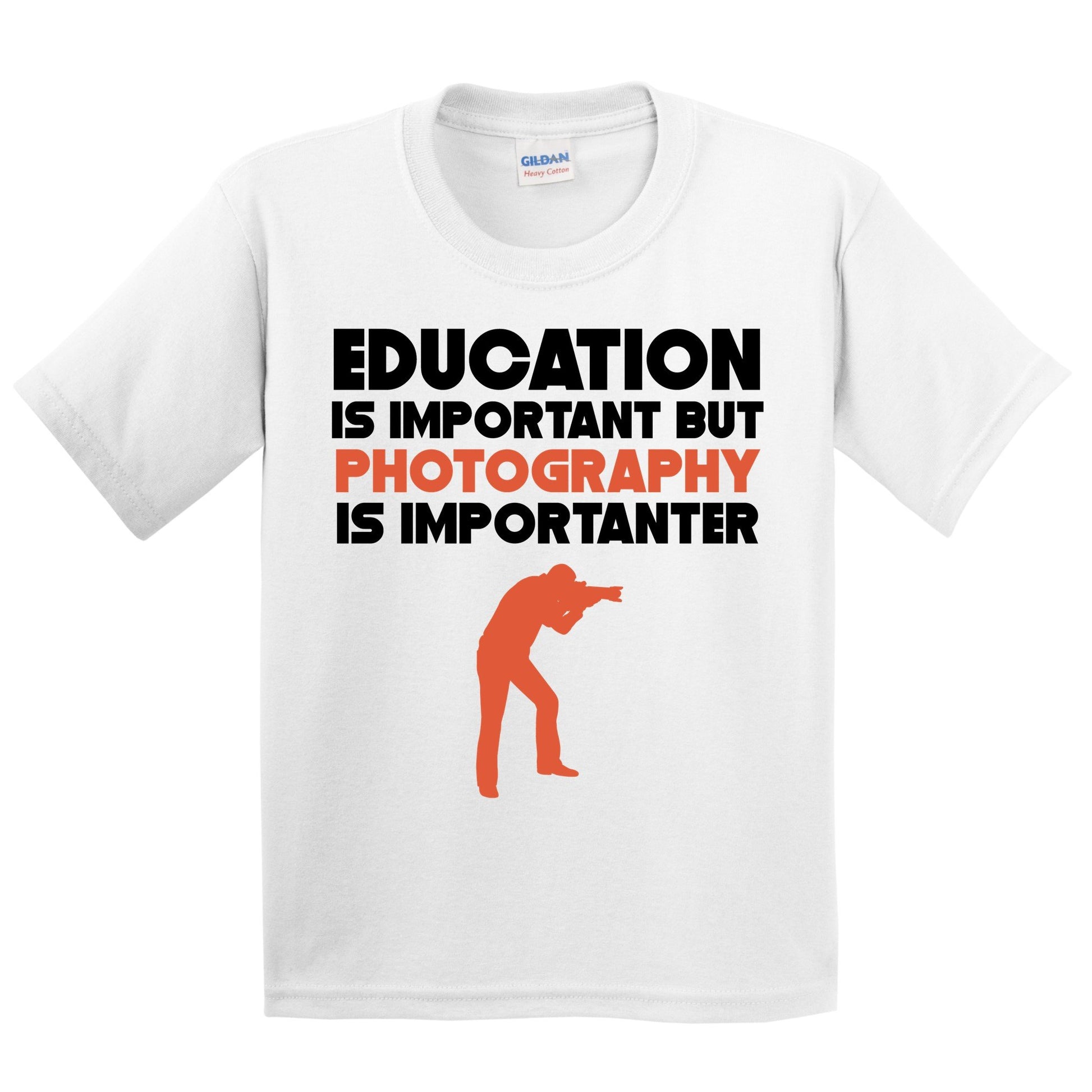 Education Is Important But Photography Is Importanter Funny T-Shirt