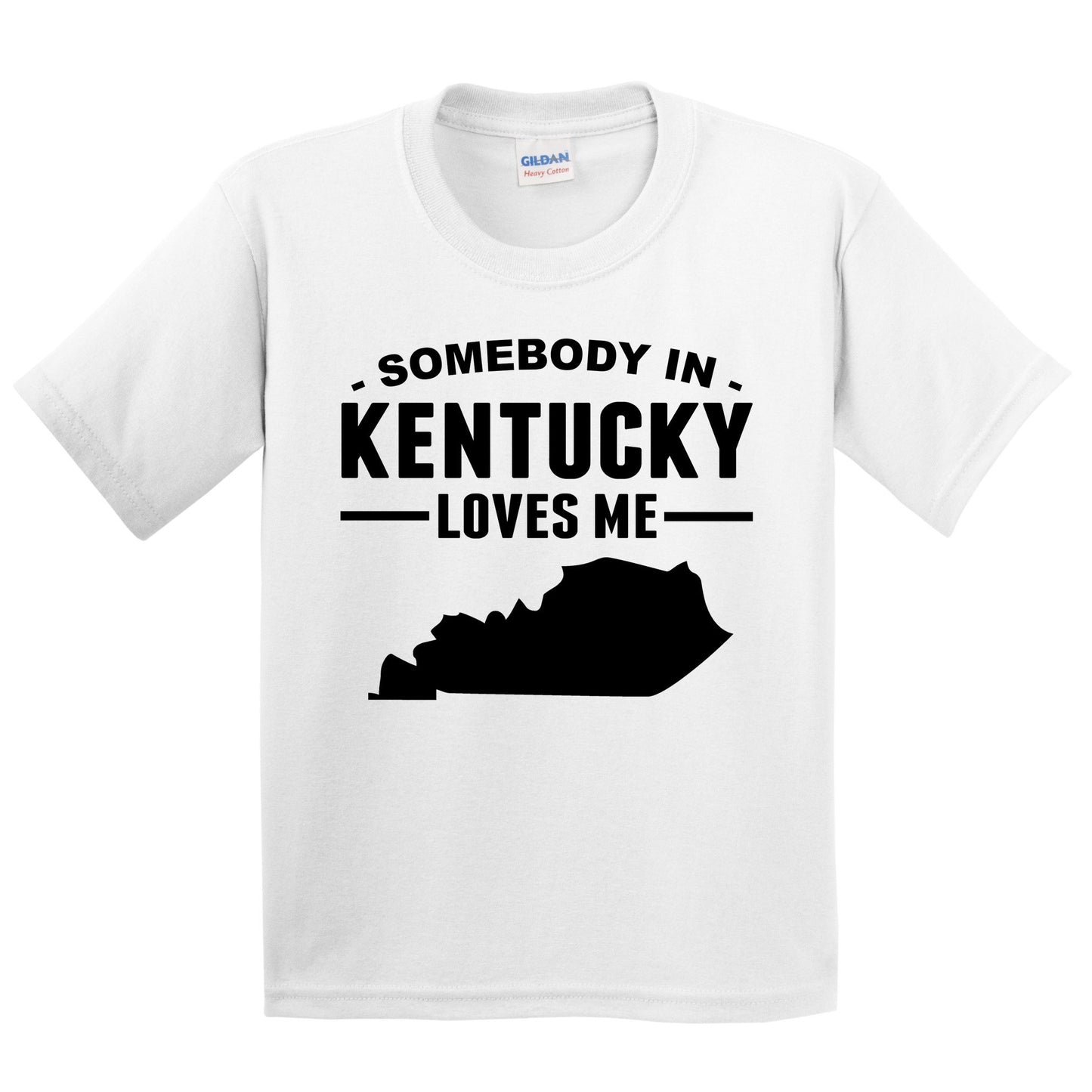 Somebody In Kentucky Loves Me Kids T-Shirt - Kentucky Youth Shirt