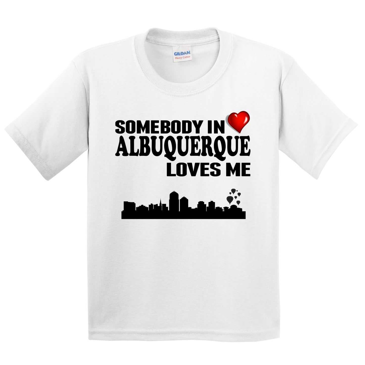 Somebody In Albuquerque Loves Me Kids Youth T-Shirt