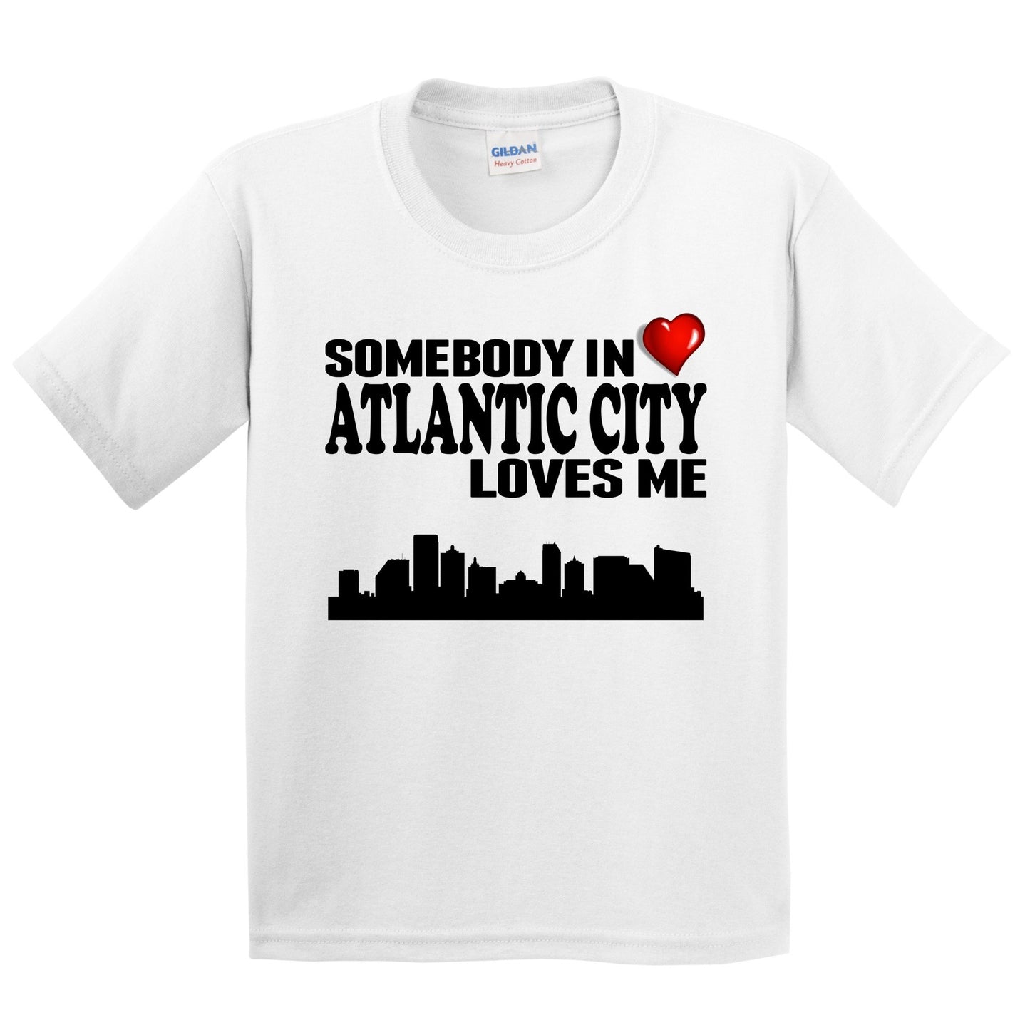 Somebody In Atlantic City Loves Me Kids Youth T-Shirt