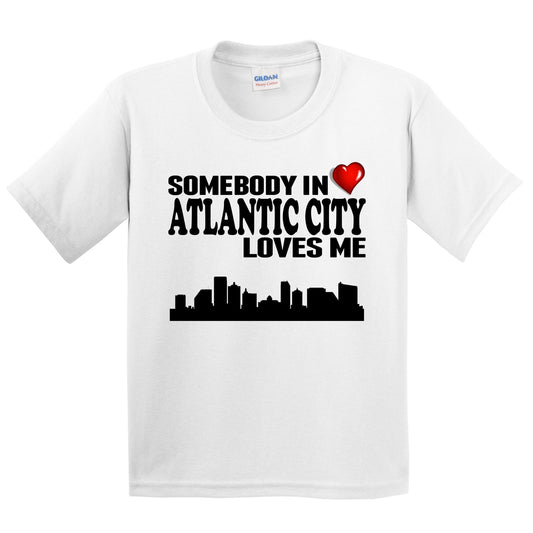 Somebody In Atlantic City Loves Me Kids Youth T-Shirt