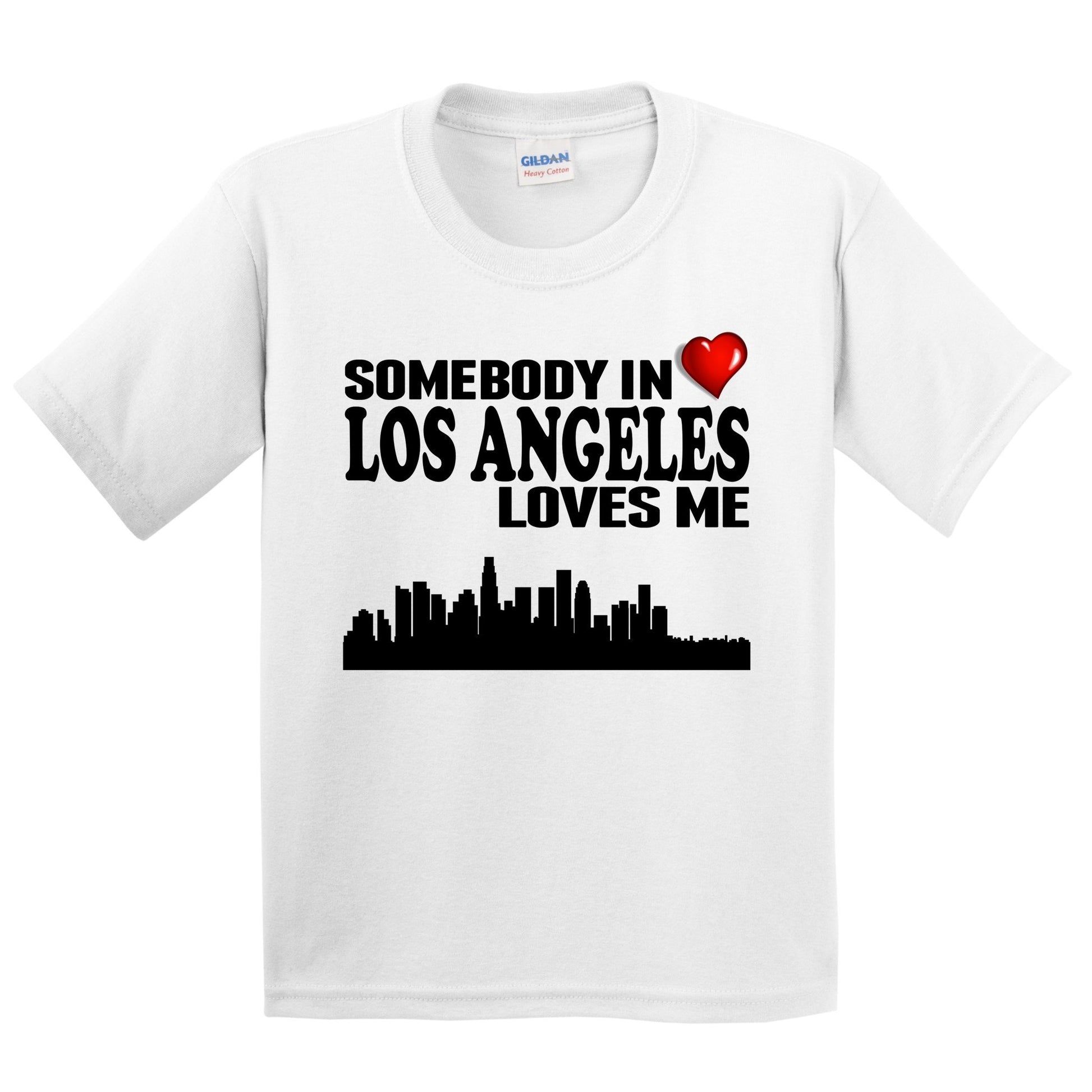 Somebody In Los Angeles Loves Me Kids Youth T-Shirt