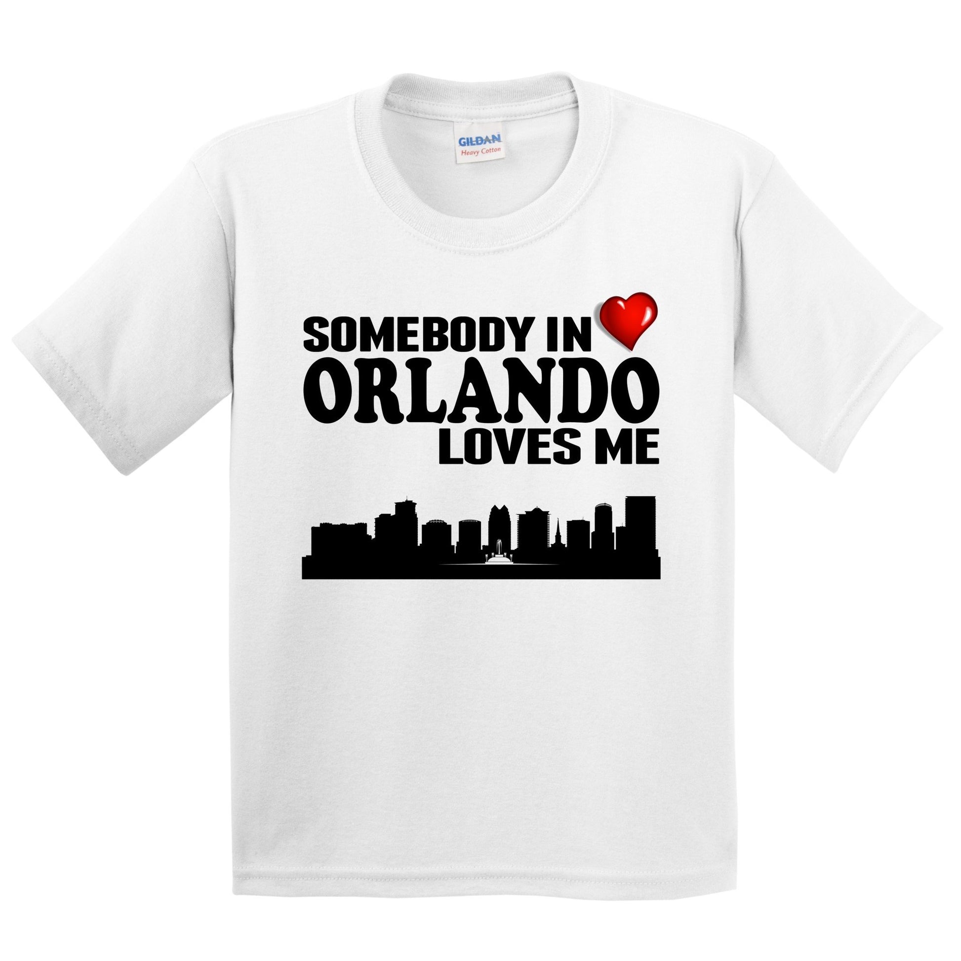 Somebody In Orlando Loves Me Kids Youth T-Shirt