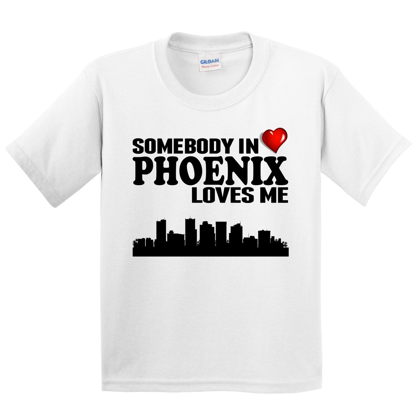 Somebody In Phoenix Loves Me Kids Youth T-Shirt