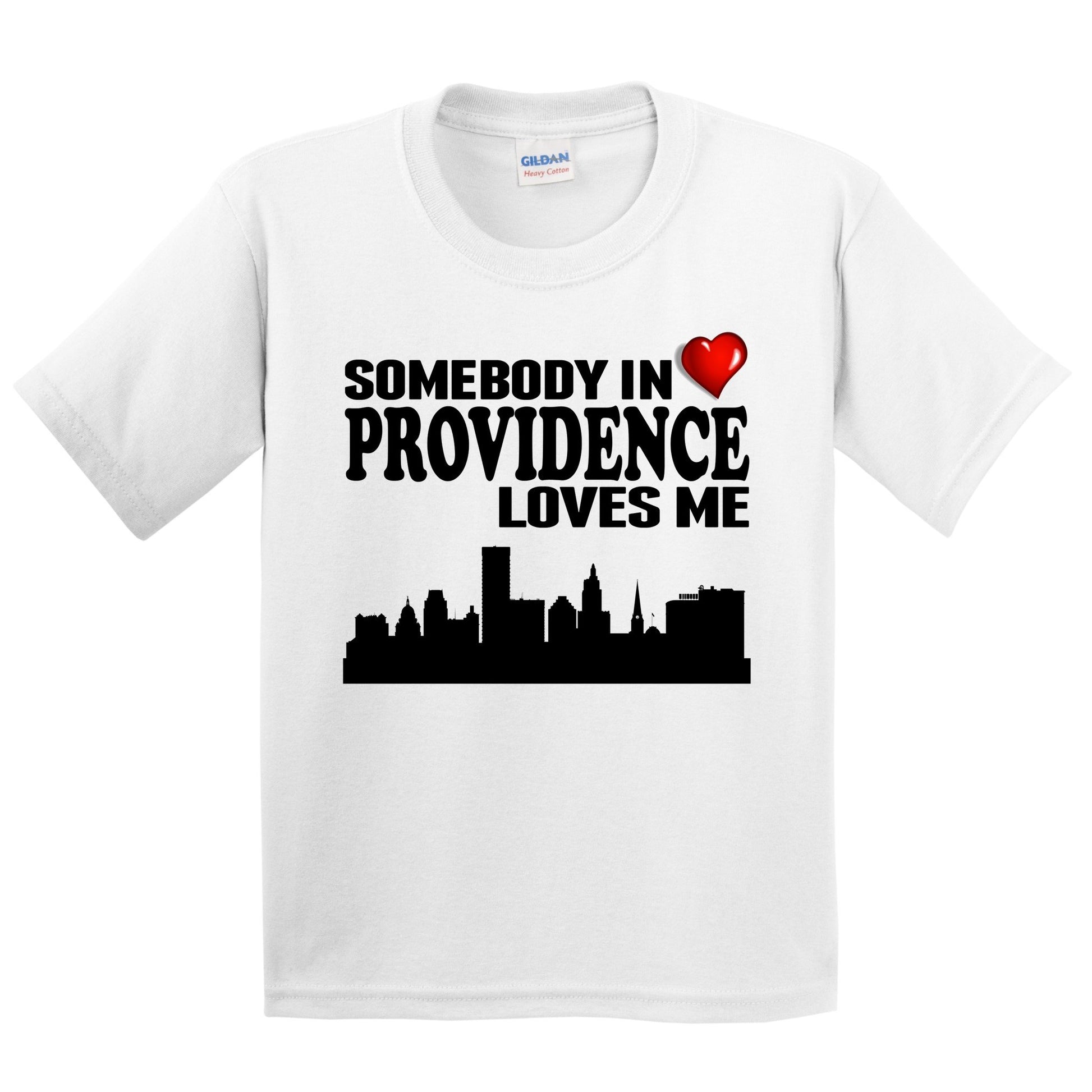 Somebody In Providence Loves Me Kids Youth T-Shirt