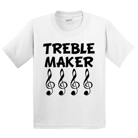 Treble Maker Funny Kids T-Shirt - Music Youth Shirt