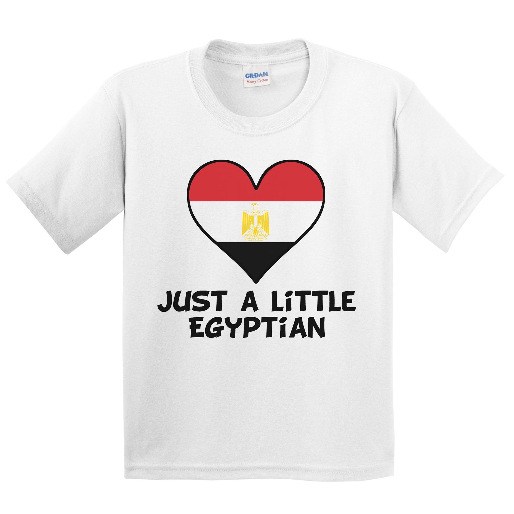 Just A Little Egyptian T-Shirt - Funny Egypt Flag Kids Youth Shirt