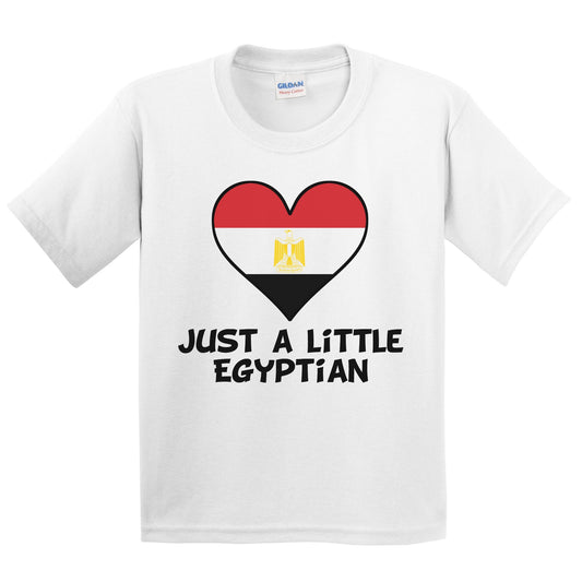 Just A Little Egyptian T-Shirt - Funny Egypt Flag Kids Youth Shirt