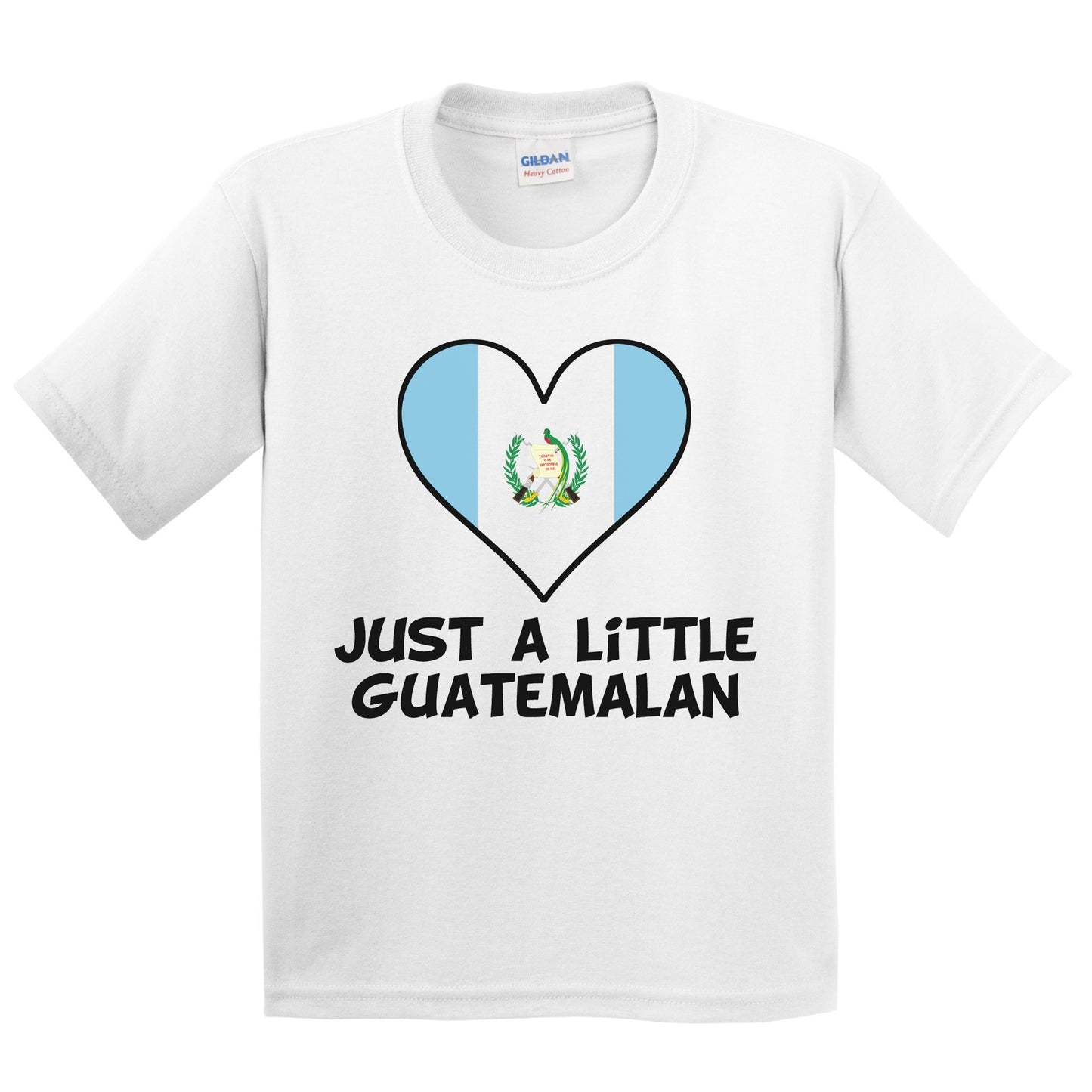 Just A Little Guatemalan T-Shirt - Funny Guatemala Flag Kids Youth Shirt