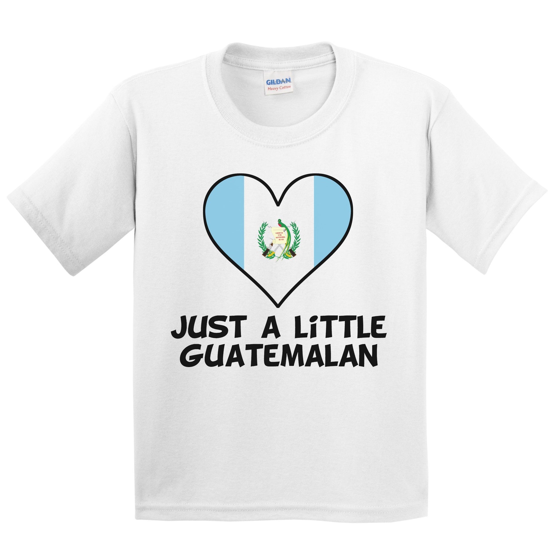 Just A Little Guatemalan T-Shirt - Funny Guatemala Flag Kids Youth Shirt