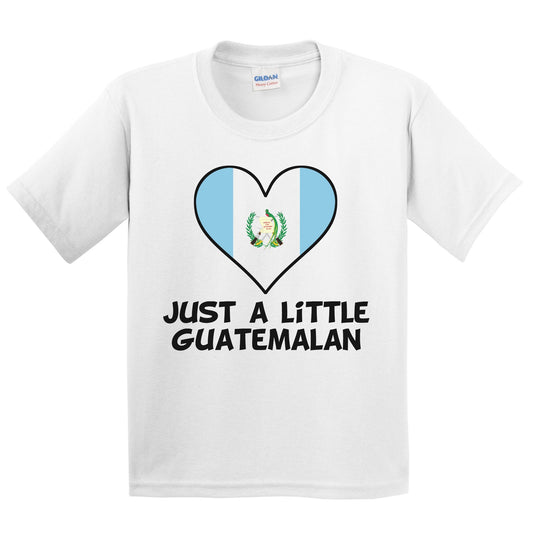 Just A Little Guatemalan T-Shirt - Funny Guatemala Flag Kids Youth Shirt