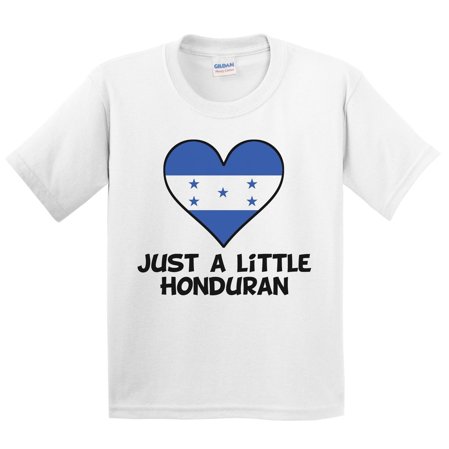 Just A Little Honduran T-Shirt - Funny Honduras Flag Kids Youth Shirt